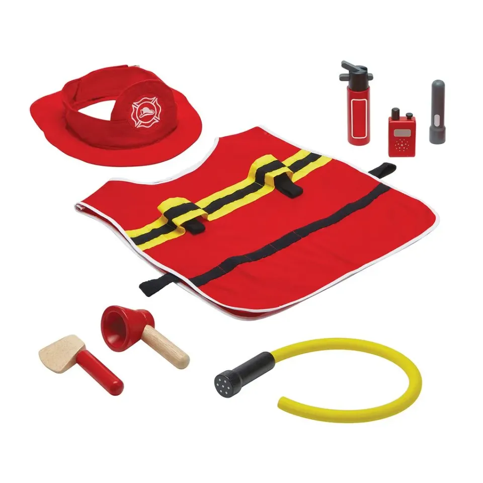 PlanToys Fire Fighter Play Set déguisement pompier