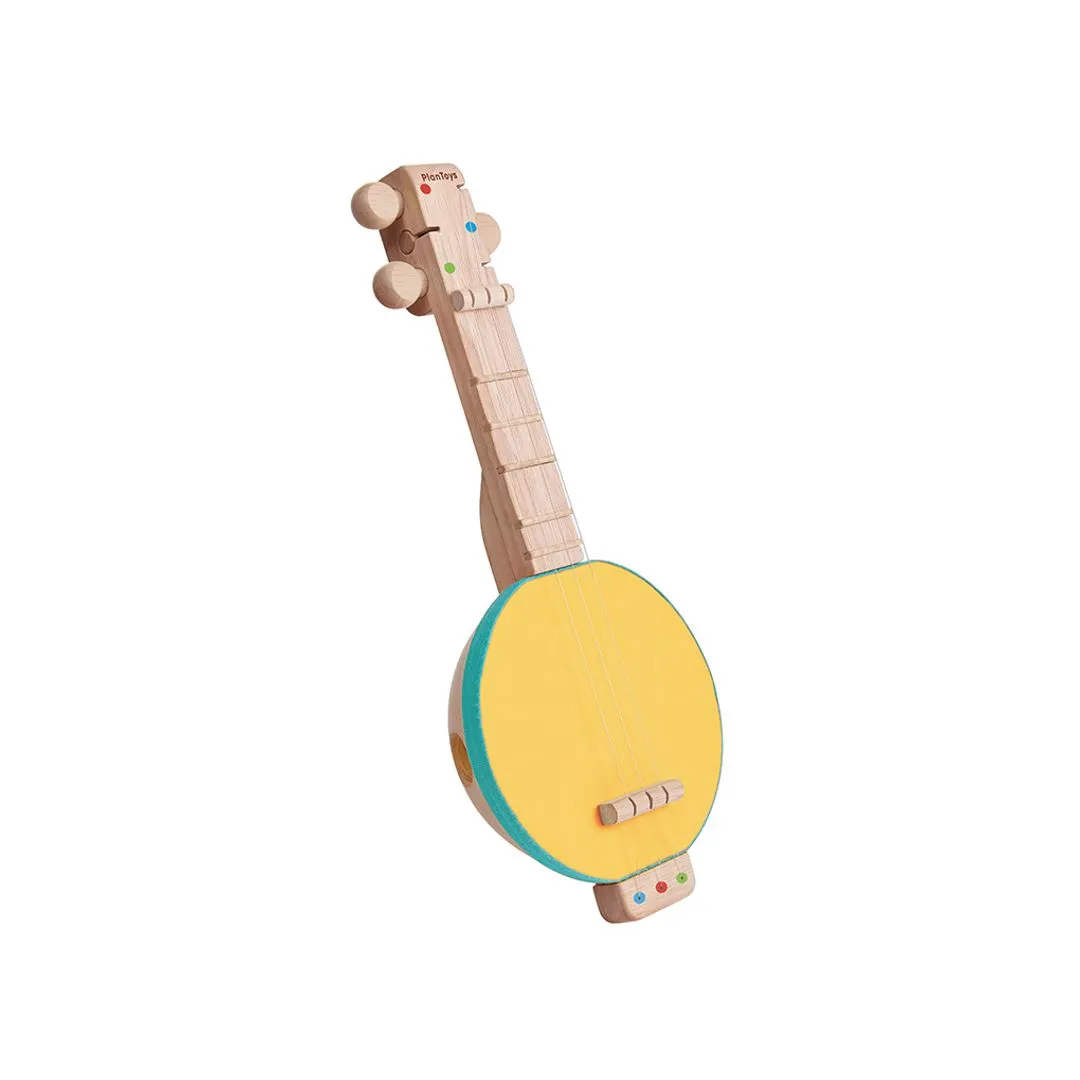 PlanToys Banjolele instrument musique bois 3 cordes