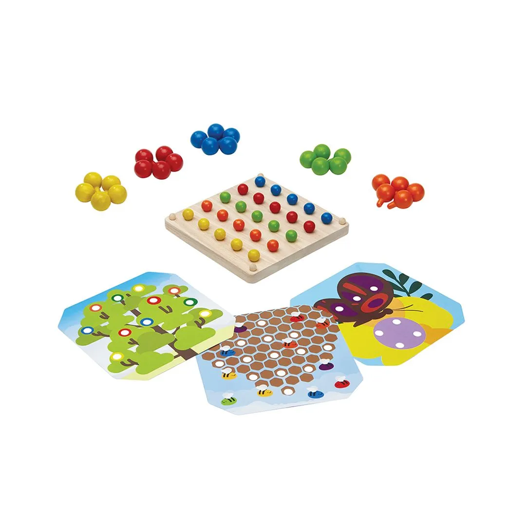 PlanToys Creative Peg Board tableau à picots dès 3 ans