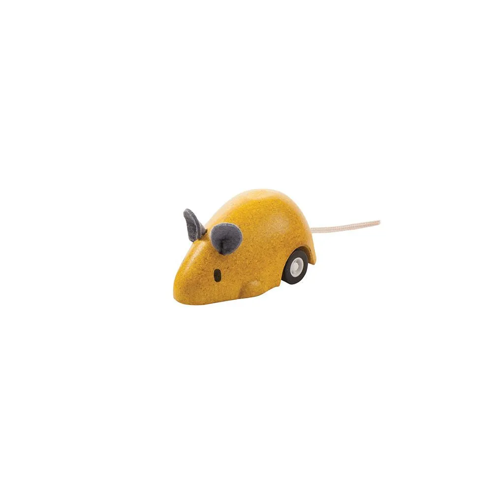 PlanToys Moving Mouse petite voiture souris bois