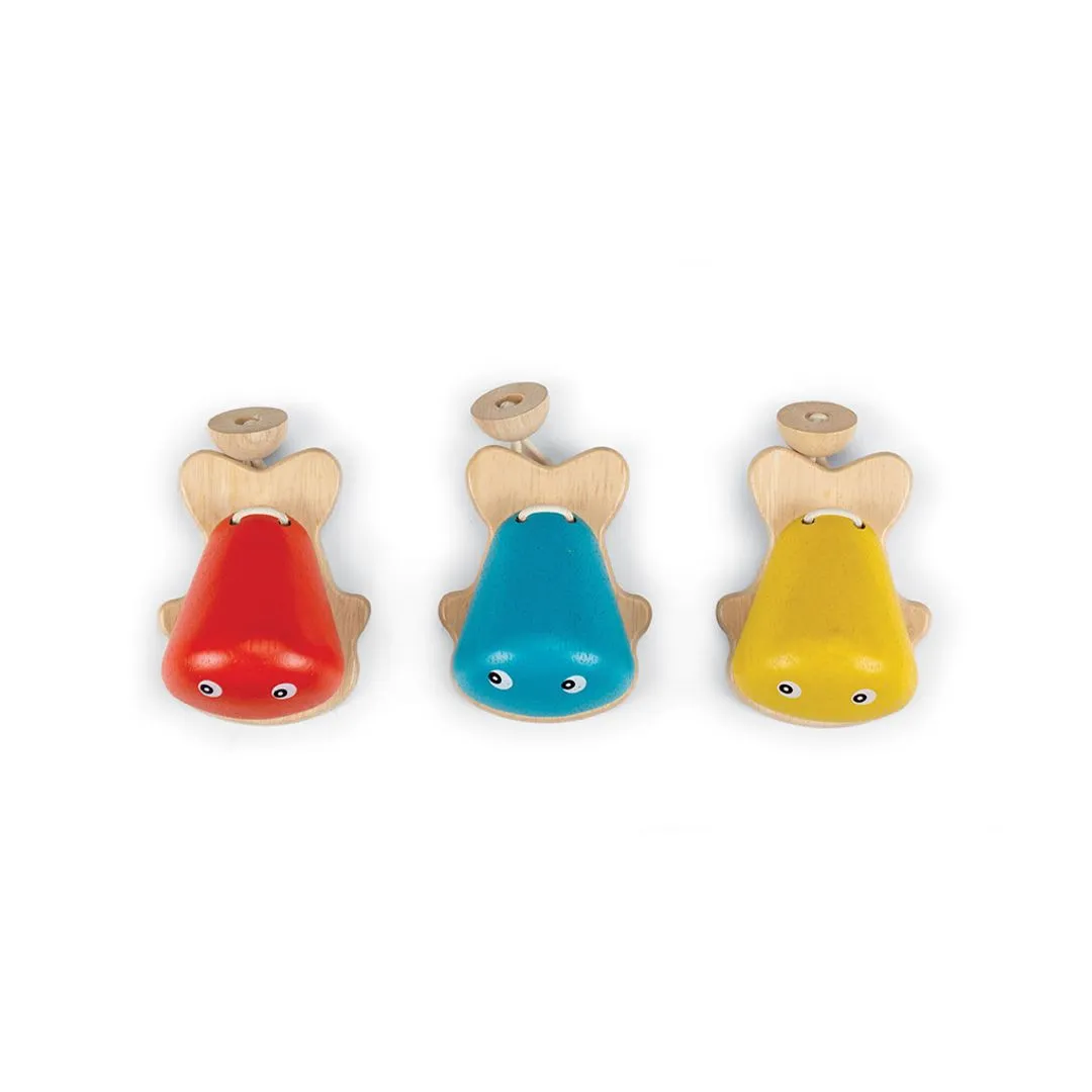 PlanToys Fish Castanet castagnette poisson jaune