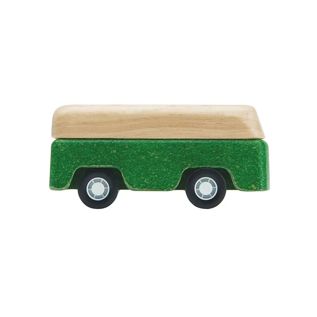 PlanToys PlanWorld Green Bus bus vert bois