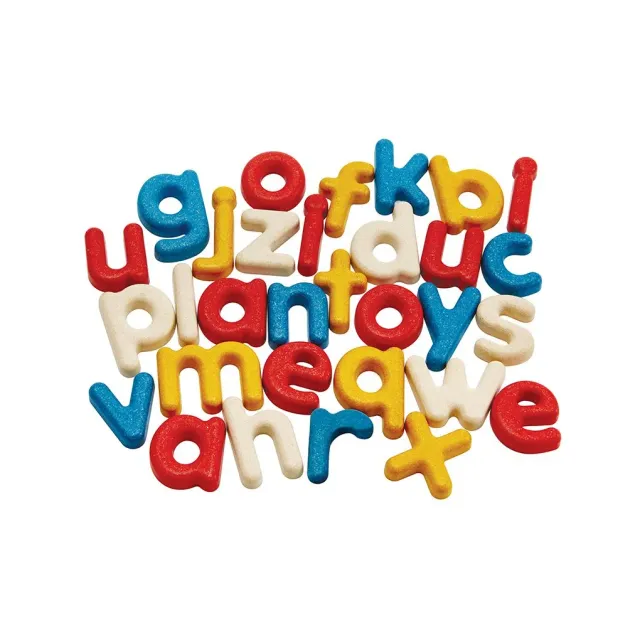 PlanToys Lower Case Alphabet lettres bois 31 pièces dès 2 ans