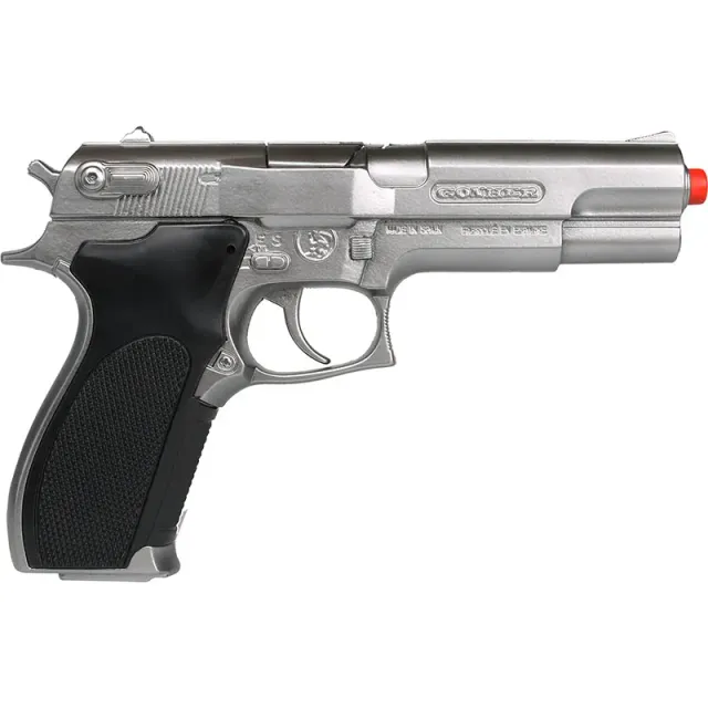 Gonher Police pistolet jouet 8 coups métal