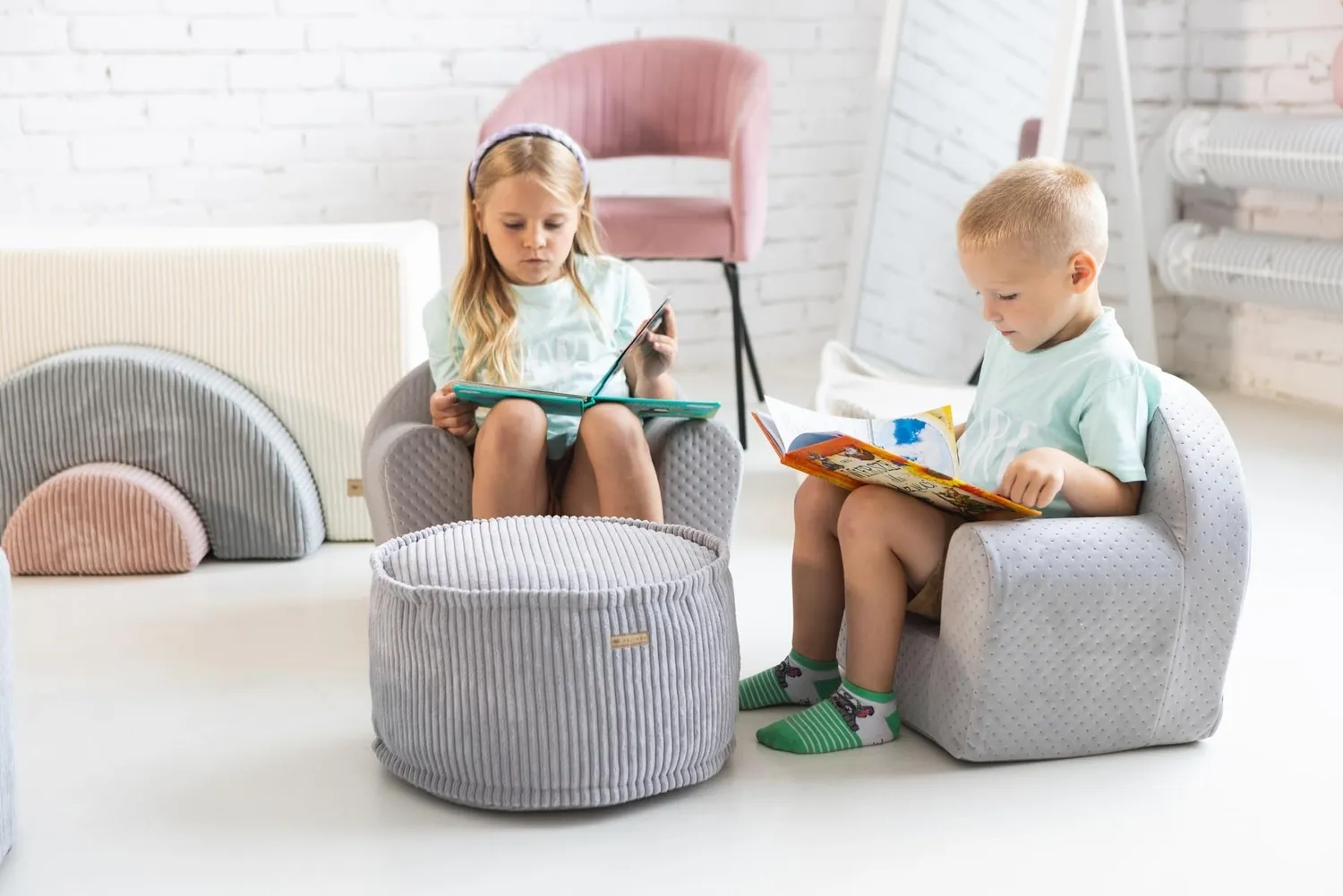 Velinda fauteuil piqué enfant confort housse lavable