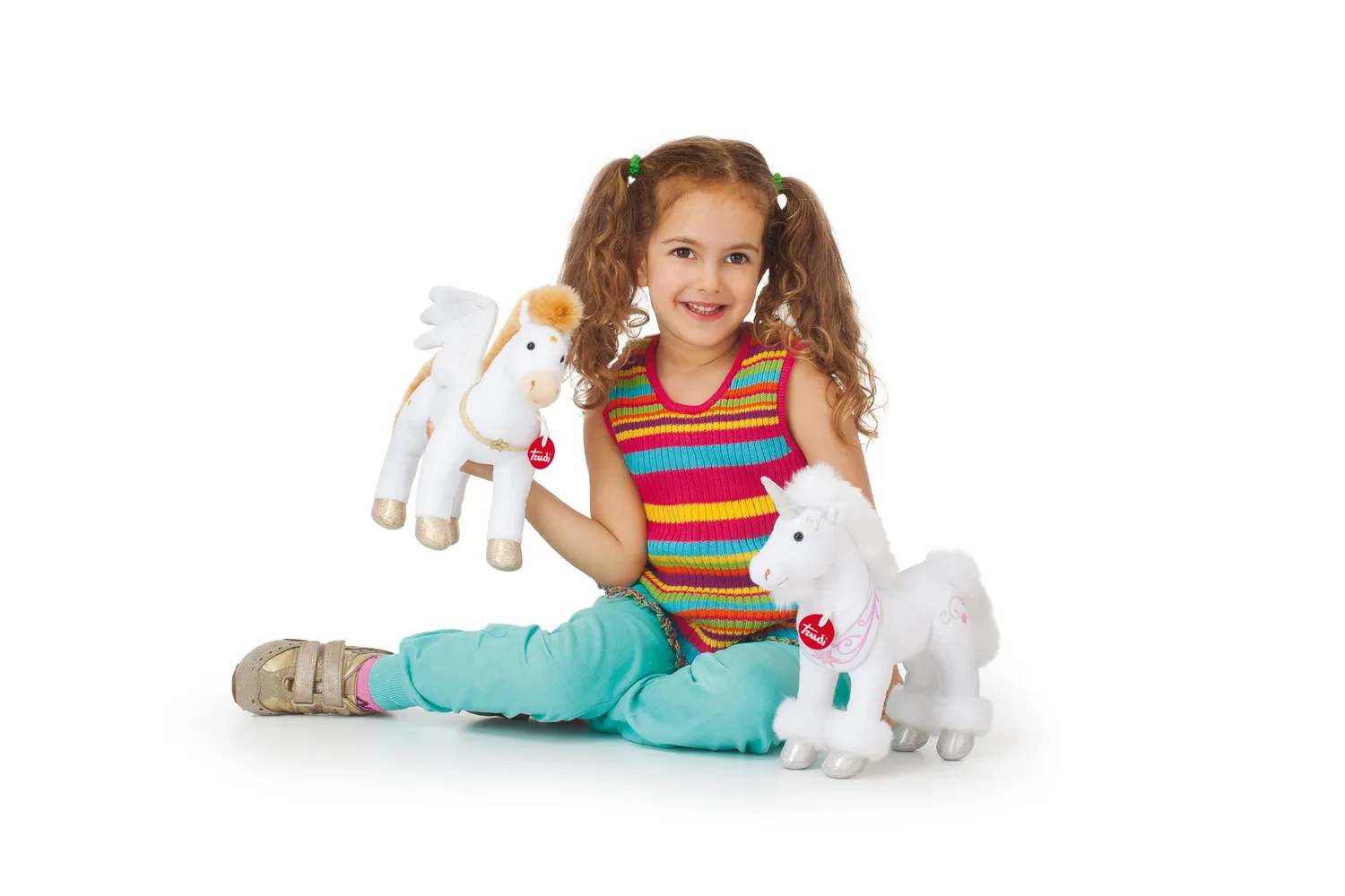 Trudi 18004 licorne peluche douce 30 cm