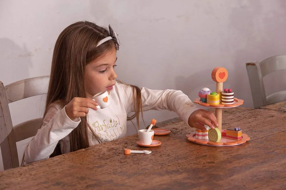 Sevi 82961 set sucreries dinette bois 19 cm
