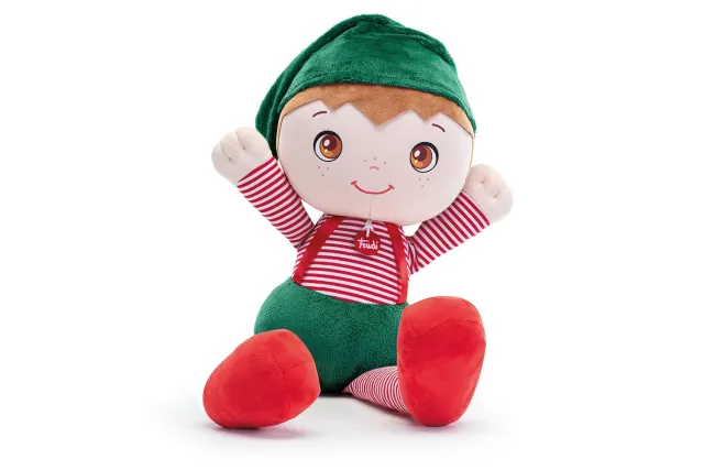 Trudi Noël 29090 peluche elfe Rudy XXL 68 cm