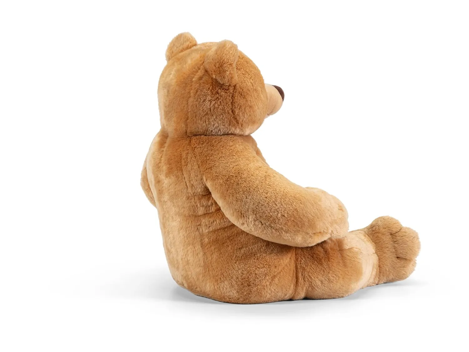 Trudi Ettore ours peluche poils longs regard tendre