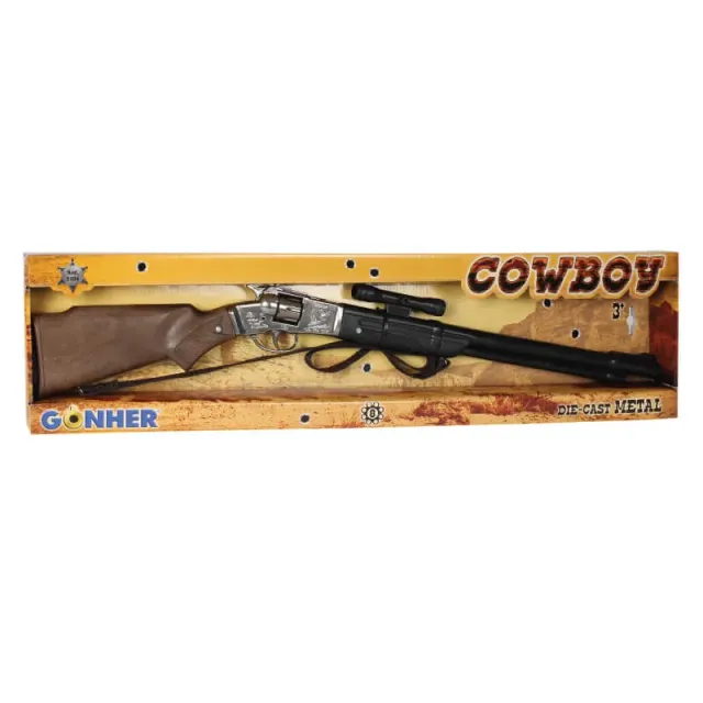 Gonher Cowboy carabine jouet 8 coups compacte