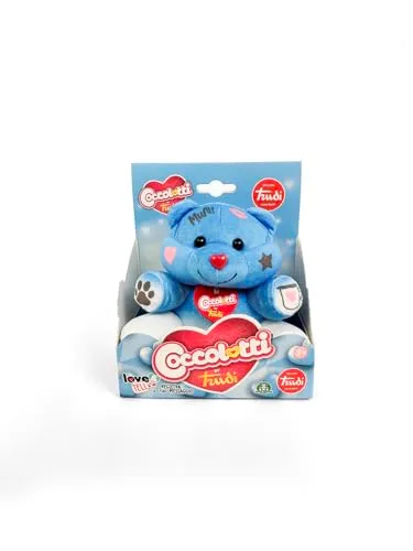 Trudi Coccolotti 25041 peluche ours bleu Sky voix 15 cm