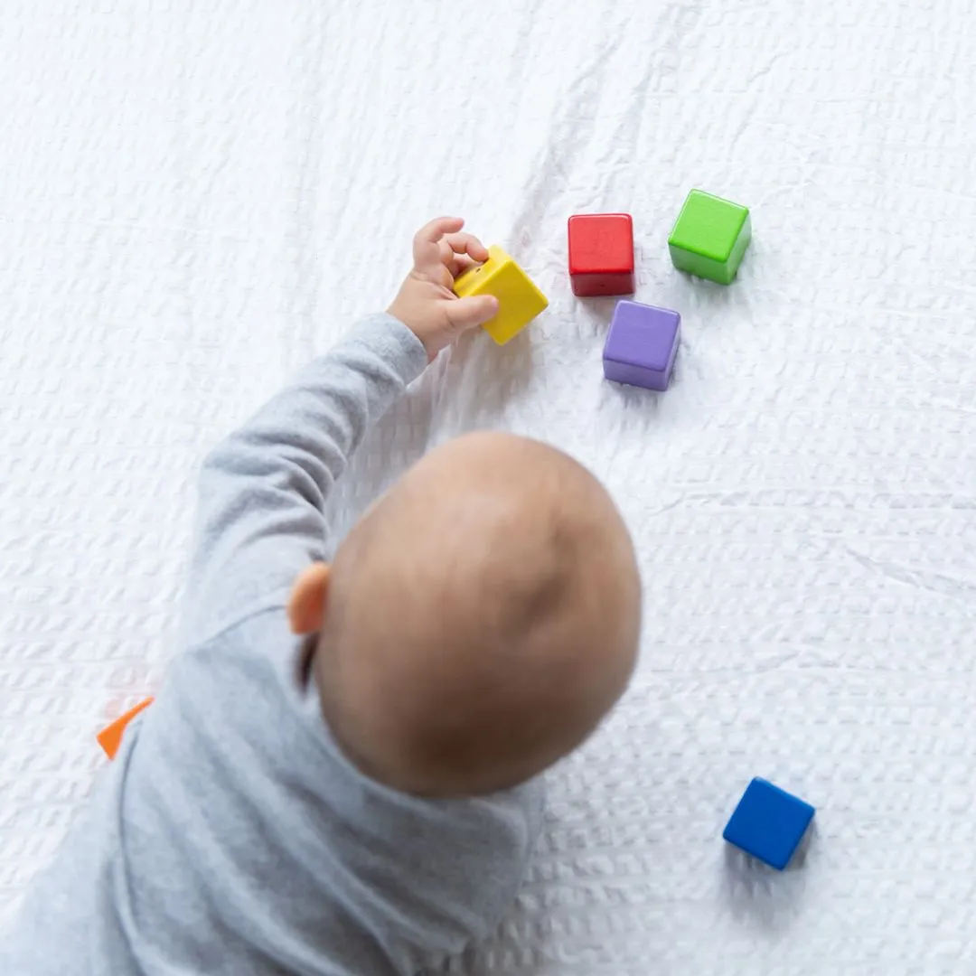 PlanToys Activity Blocks cubes sensoriels bois 12 mois