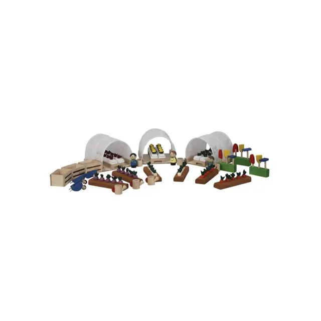 PlanToys PlanEducation Vegetable Farm Set jouet potager bois