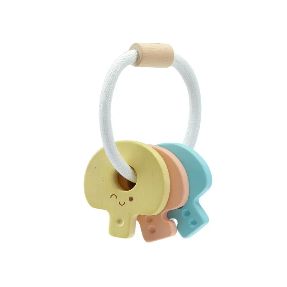 PlanToys Baby Key Rattle hochet clés pastel 0-6 mois
