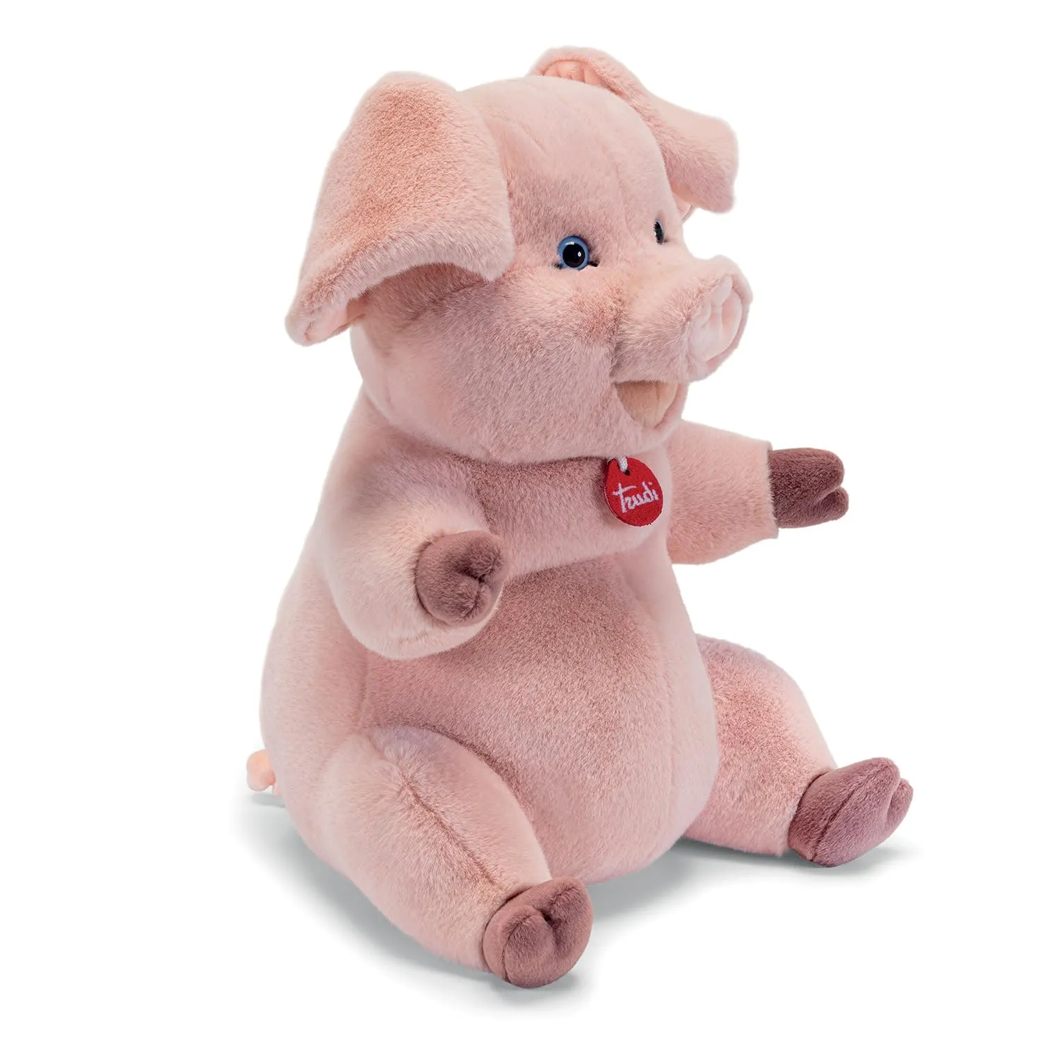 Trudi 28396 peluche Zack le cochon L 27x36x26cm ferme