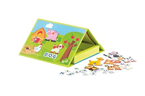 Trudi Sevi 82846 puzzle magnétique ABC 95 aimants multicolore