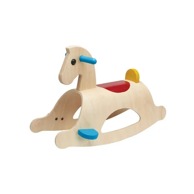 PlanToys Palomino cheval à bascule bois dès 2 ans