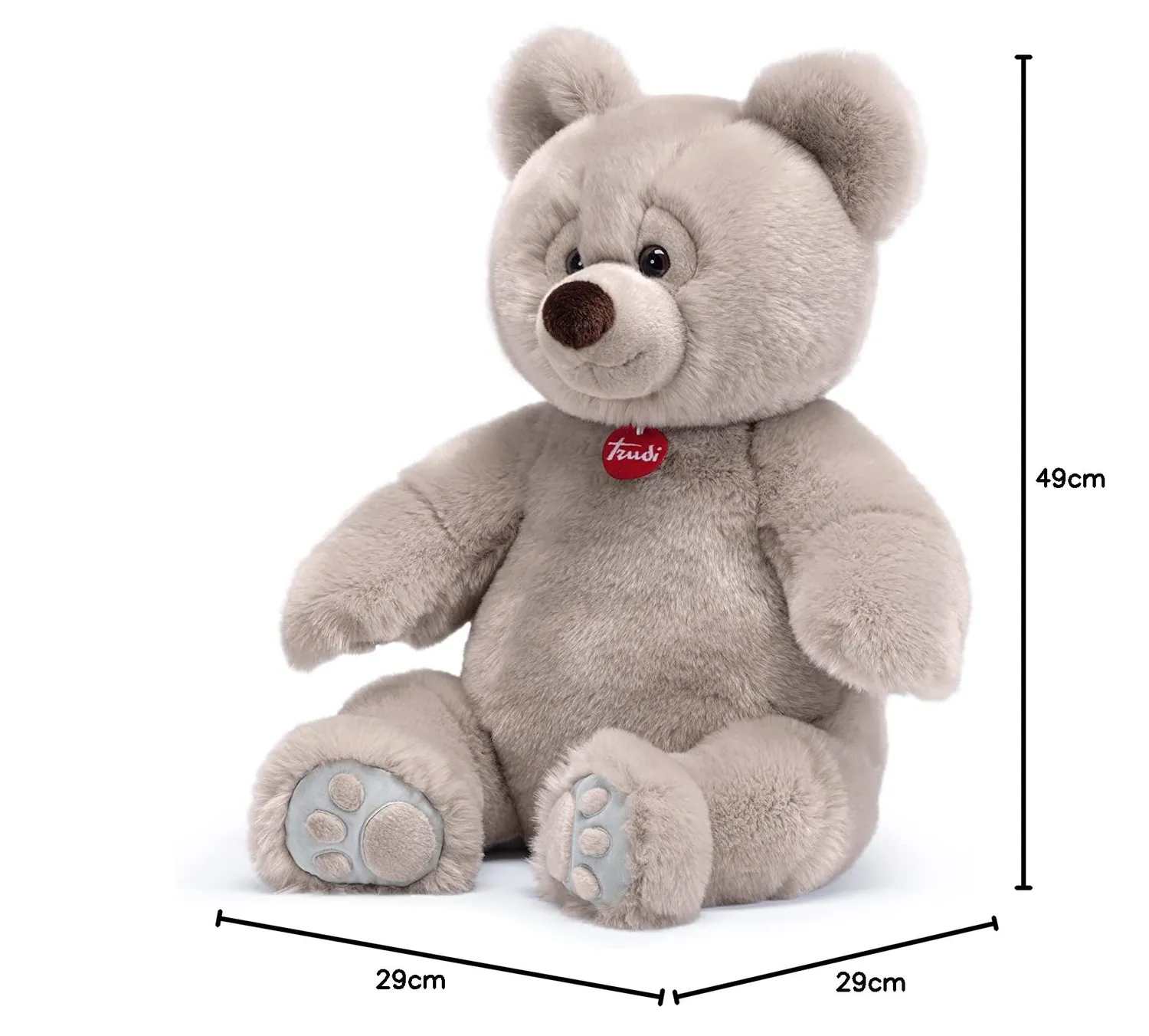 Trudi Brando 25644 ours en peluche beige 35 cm doux