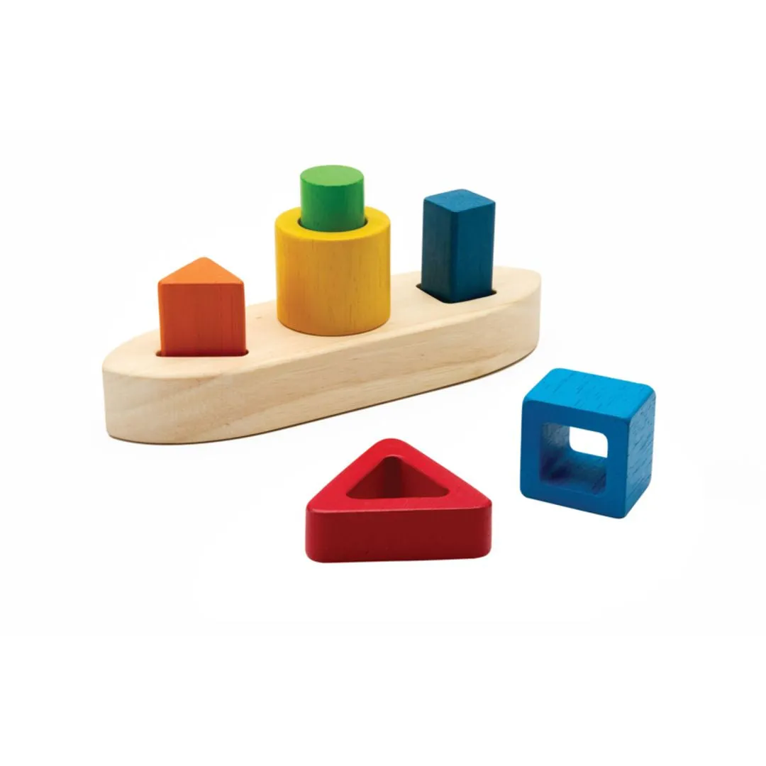 PlanToys Sorting Boat bateau trieur de formes dès 12 mois