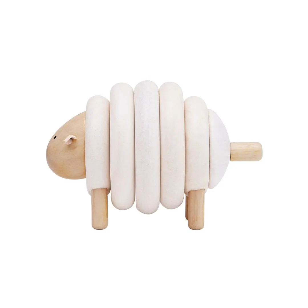 PlanToys Mouton à lacer jeu éducatif couleurs