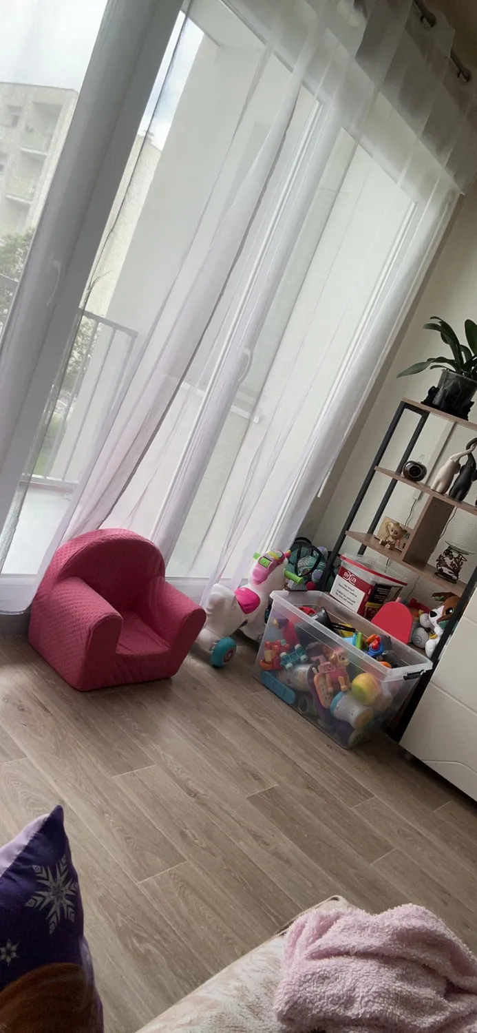 Velinda fauteuil enfant mousse rose 52cm déhoussable
