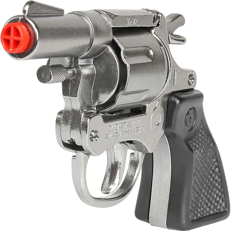 Gonher Police revolver jouet 8 coups noir