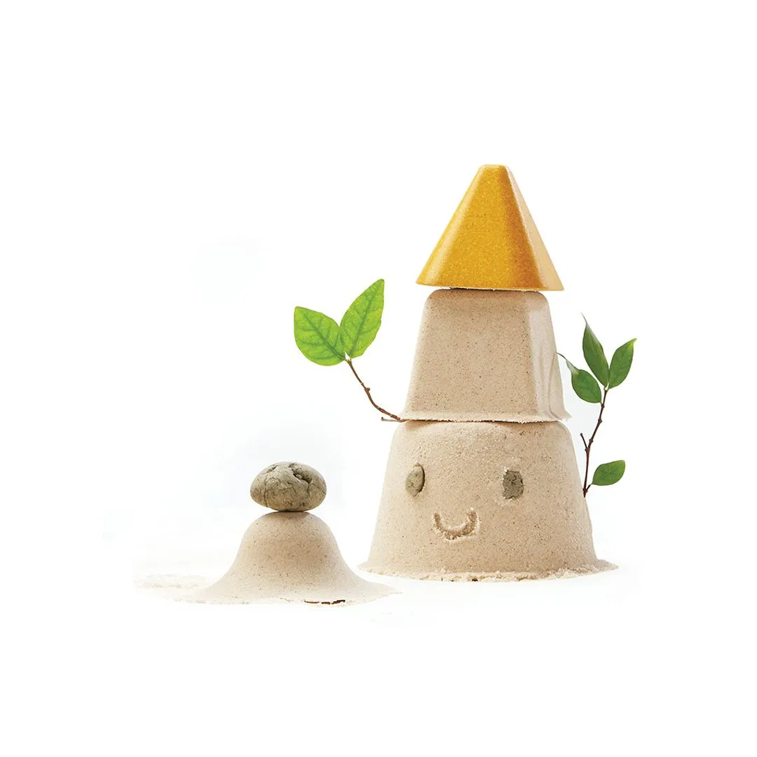 PlanToys Creative Sand Play jeu de sable 4 moules bois