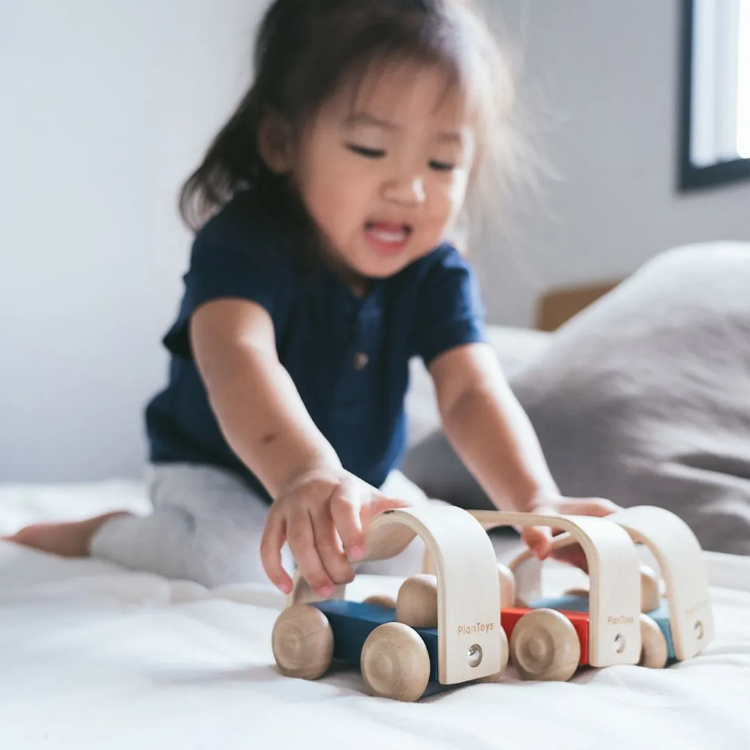 PlanToys Vroom Car petite voiture bébé bois 12 mois