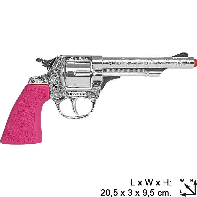 Gonher Cowgirl revolver amorce 8 coups métal