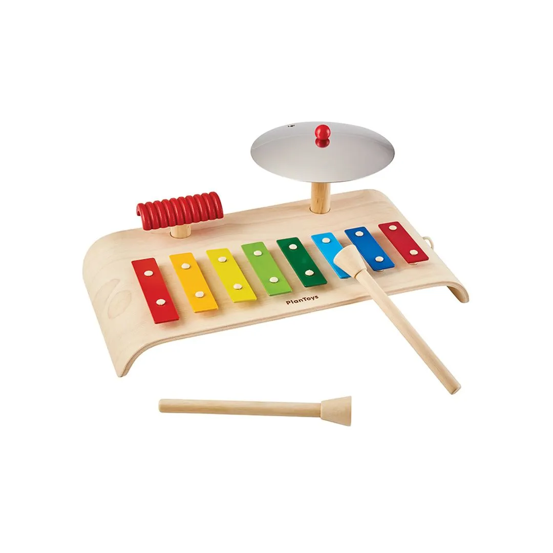 PlanToys Musical Set instruments musique bois xylophone