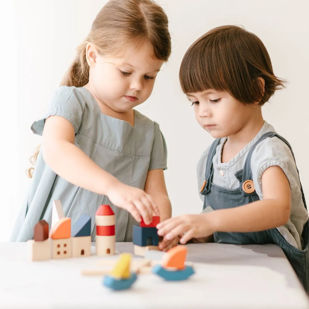 PlanToys Marina jeu de construction port 27 pièces