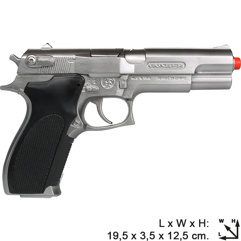 Gonher Police Pistolet jouet 8 coups avec étui
