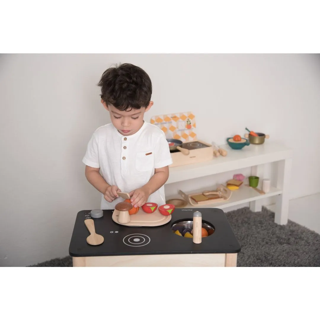 PlanToys Veggie Set légumes à découper bois 18 mois