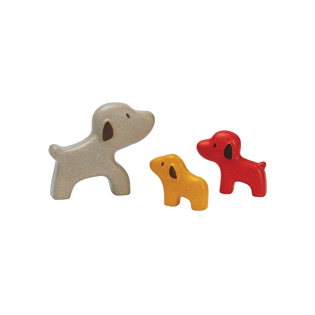 PlanToys Dog Puzzle chien bois 4 pièces dès 18 mois