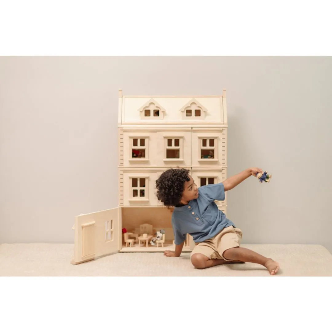 PlanToys Grand Victorian Dollhouse maison poupée 4 étages