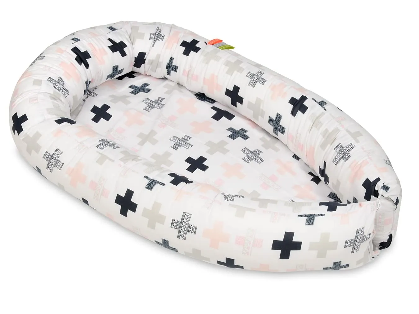 Velinda Cocon Triangles Beiges cocon bébé coton 0-8 mois
