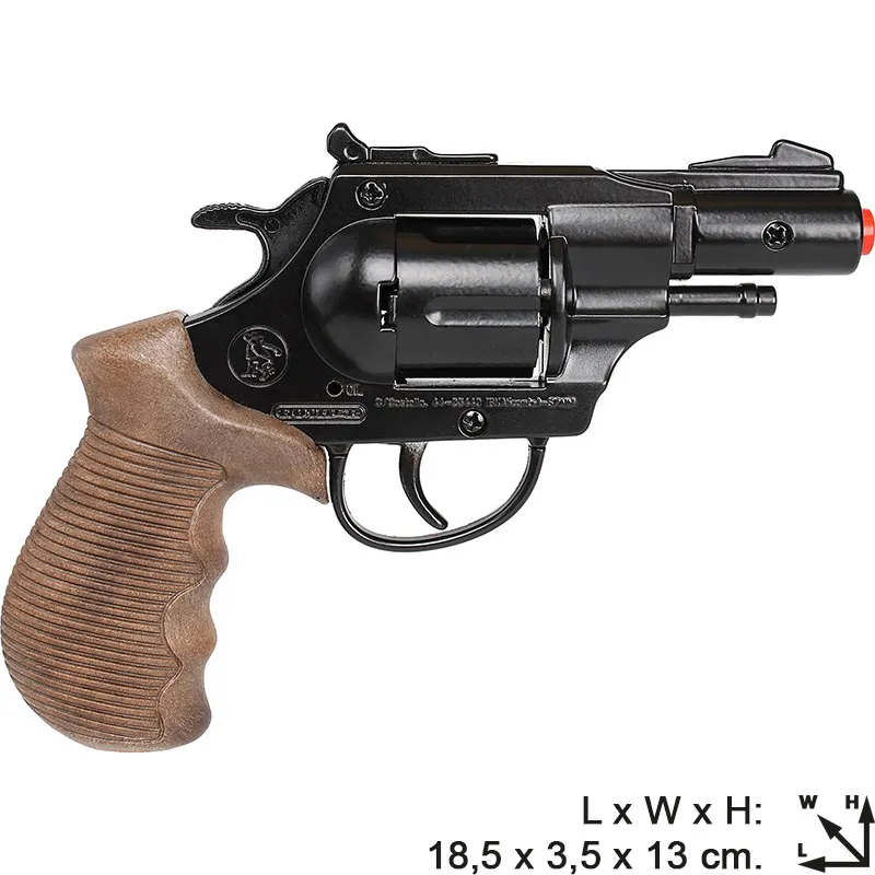 Gonher Police Revolver jouet 12 coups métal