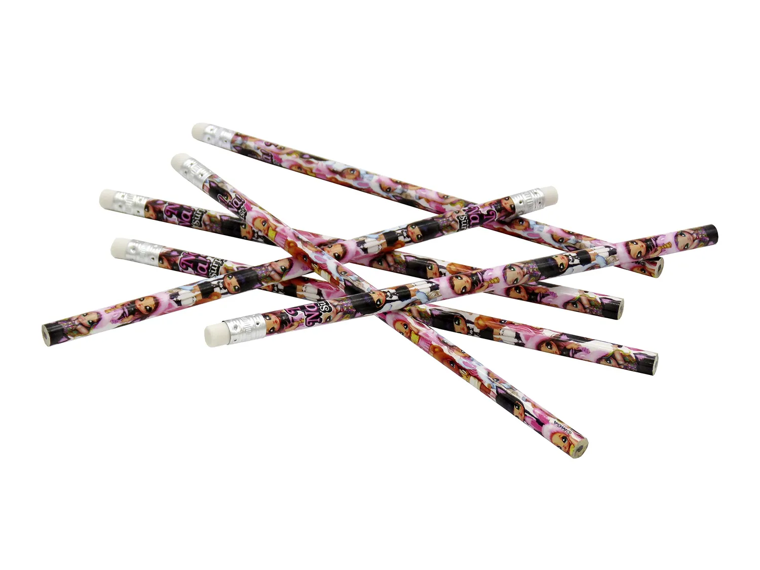 Na! Na! Na! Surprise lot 6 crayons gomme école personnages