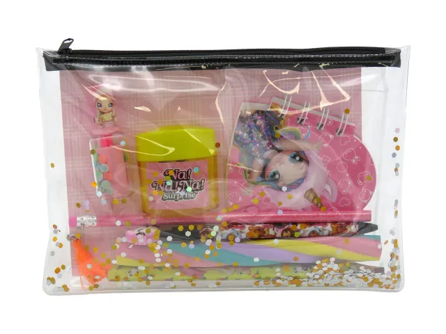Na! Na! Na! Surprise set papeterie trousse jumbo paillettes 8 pièces