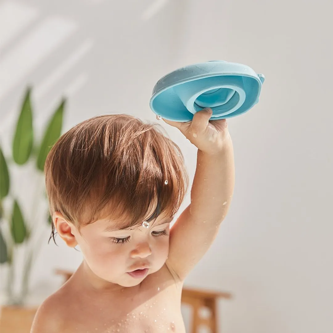 PlanToys Convertible Boat bateau de bain bleu pastel 2 en 1