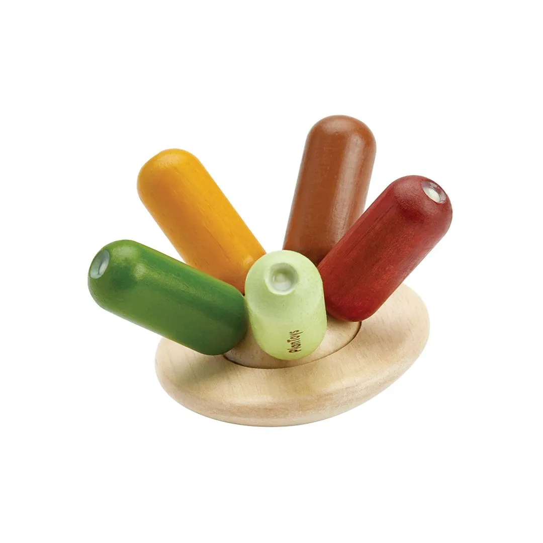 PlanToys Flexi Jellyfish méduse sensorielle rouille