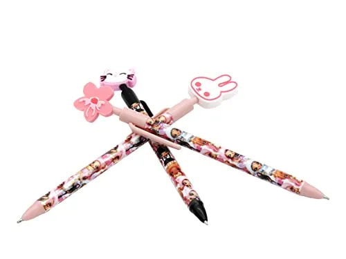 Na! Na! Na! Surprise lot 3 stylos bille chat fleur lapin