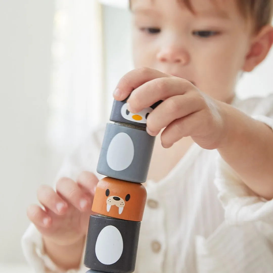 PlanToys Animaux Arctiques jeu d’assemblage dès 18 mois