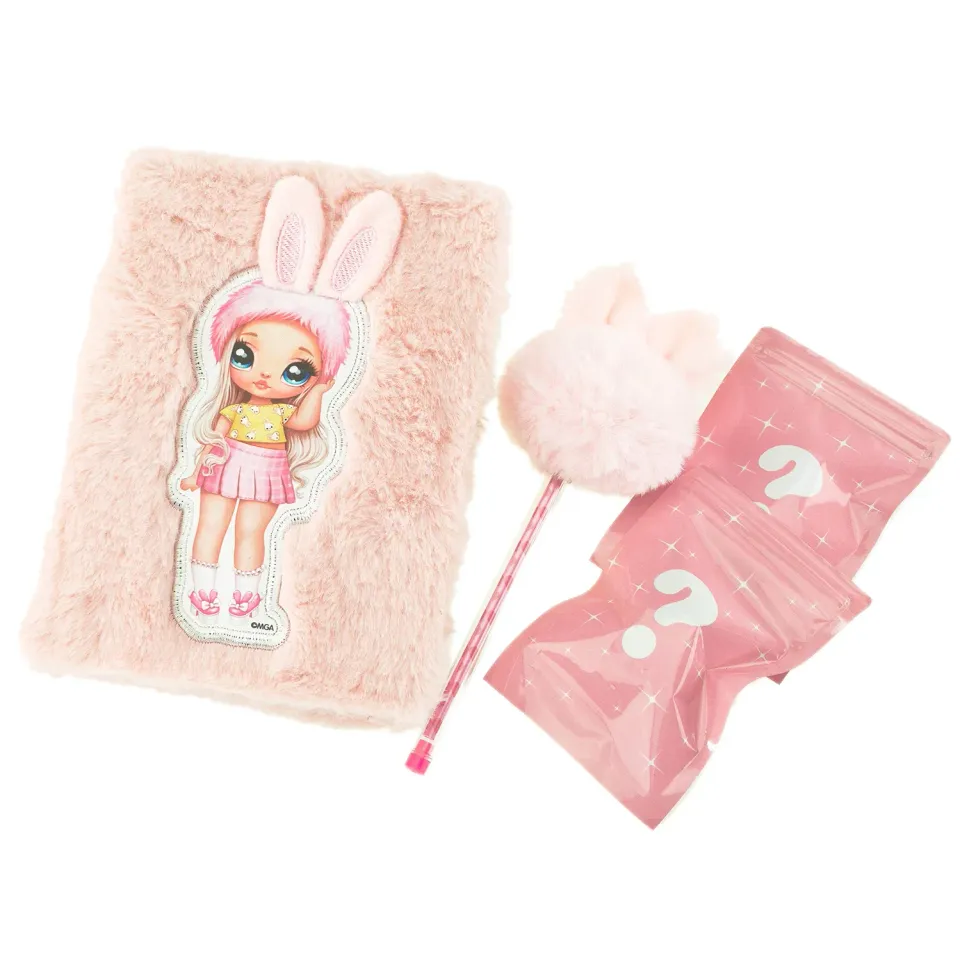 Na! Na! Na! Surprise Aubrey Heart journal peluche lapin 80 pages