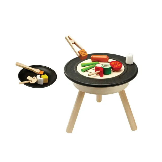 PlanToys BBQ Playset dinette barbecue bois dès 3 ans