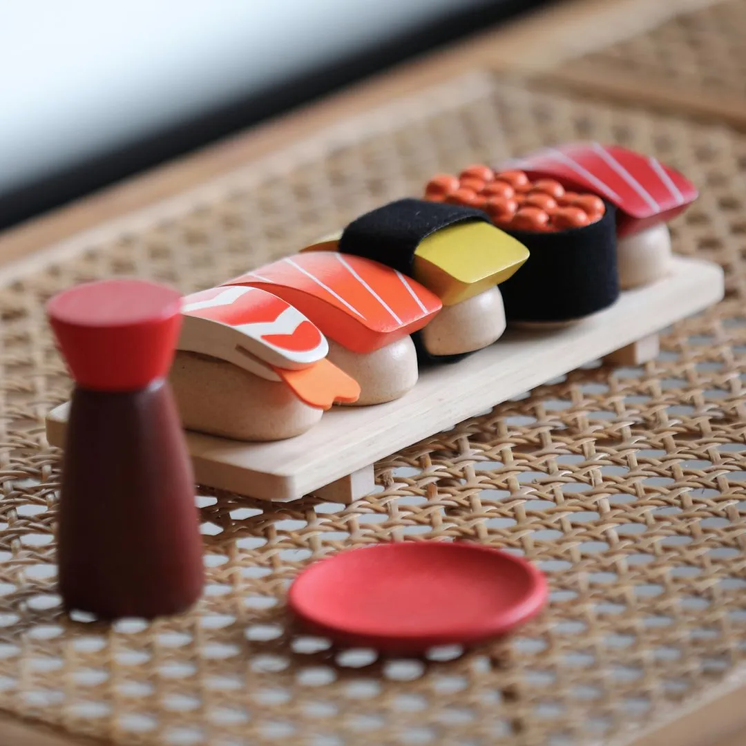 PlanToys Sushi Set dinette sushi bois dès 2 ans