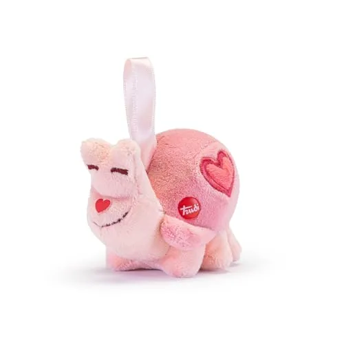 Trudi 52241 peluche escargot cœurs XS rose