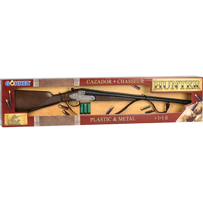 Gonher Hunter fusil chasse double canon amorce métal