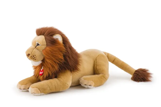 Trudi Narciso peluche lion 45 cm poils longs
