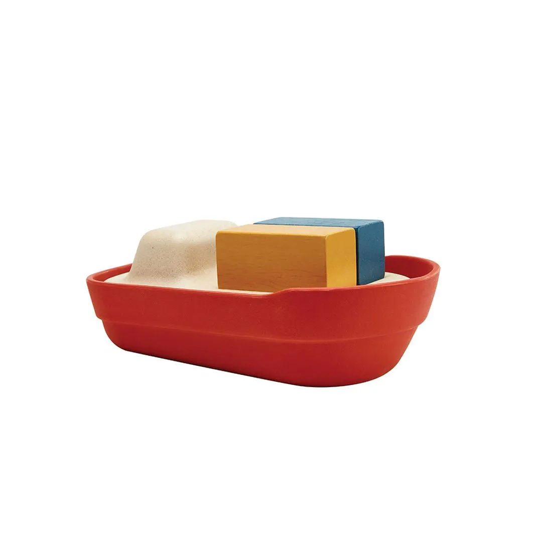 PlanToys Cargo Ship bateau cargo bain caoutchouc